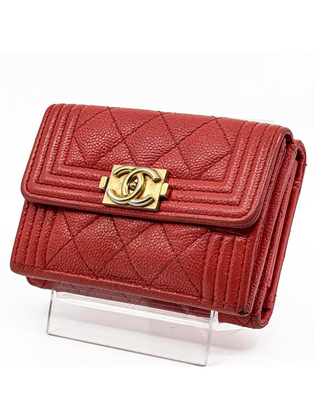 Chanel Boy / Matelasse Trifold Wallet #284539C38B